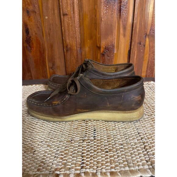 Clarks originals wallabee dark brown leather size 9.5 - Picture 16 of 16